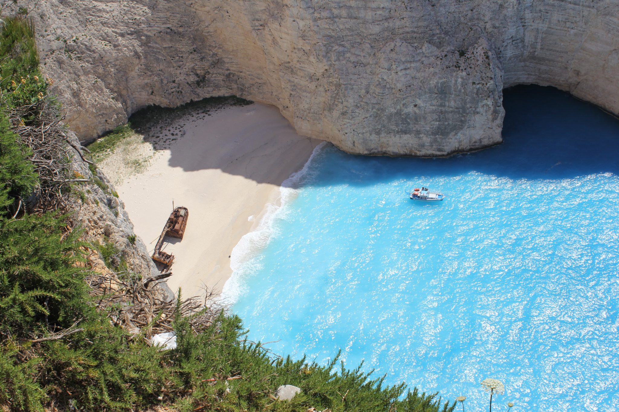 Wrack der Panagiotis auf Zakynthos am Navagio Beach