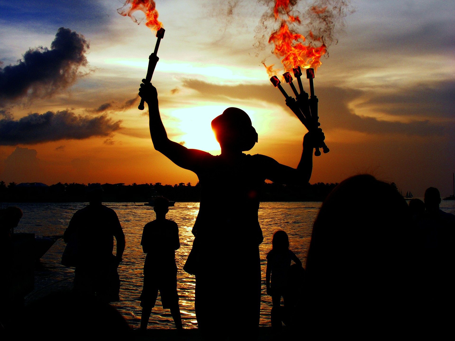 Mallory Square Sonnenuntergang Key West