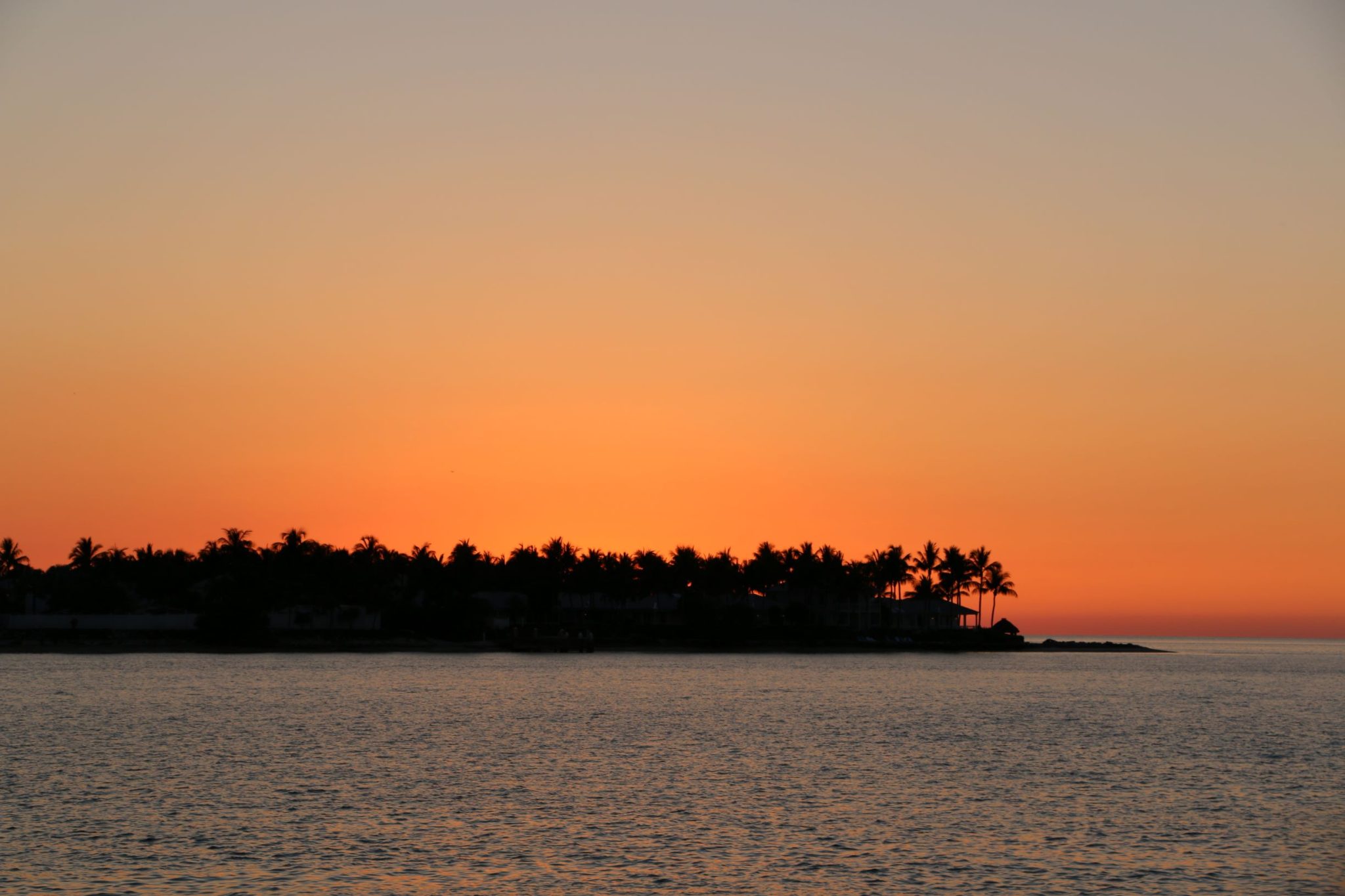Sunset Key im Sonnenuntergang