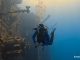 Aufbauten des Wracks der Salem Express vor Safaga